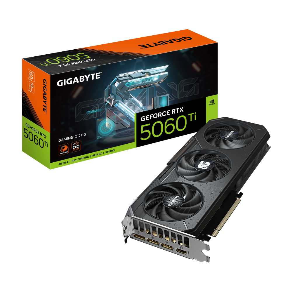 Gigabyte Gpu RTX 5060 Ti GAMING OC 8G GV-N506TGAMING OC-8GD