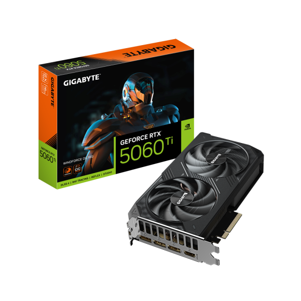 GIGABYTE RTX 5060 Ti WINDFORCE OC 16G GV-N506TWF2OC-16GD