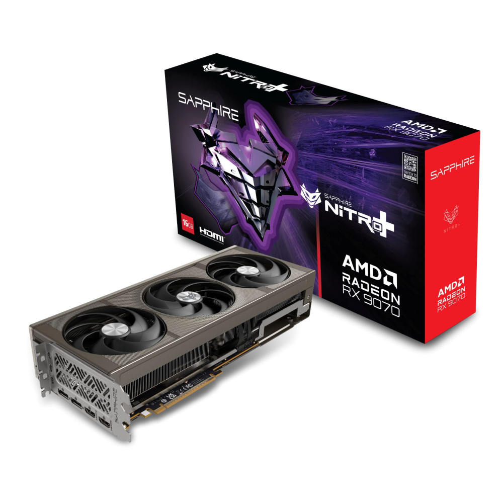 SAPPHIRE RX 9070 16GB GAMING OC NITRO+ 11349-01-20G 4895106295933