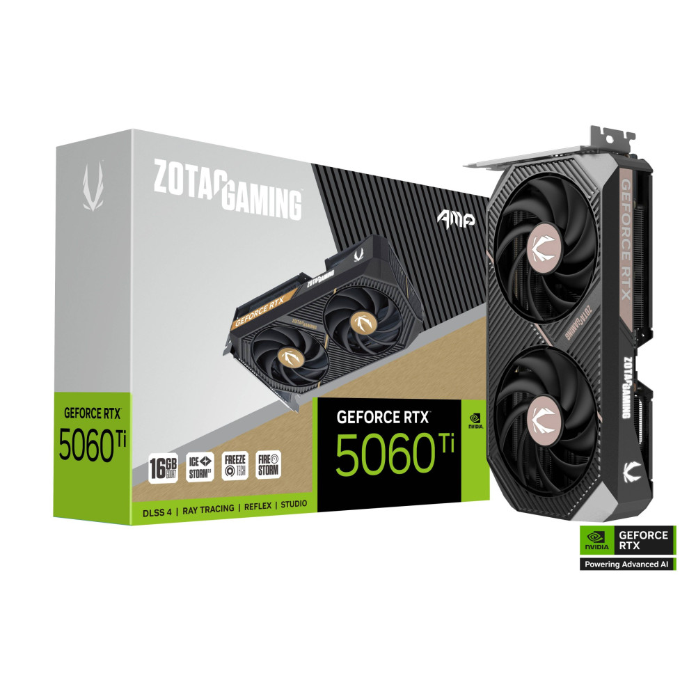 ZOTAC RTX 5060 Ti 16GB AMP GAMING ZT-B50620F-10M 8886307700520 ZOTAC RTX 5060 Ti 16GB AMP GAMING ZT-B50620F-10M 8886307700520