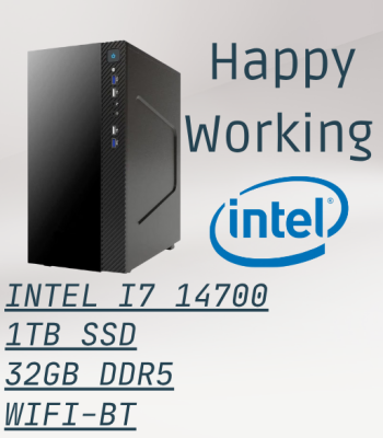 PC Office i7-14700 – 32GB DDR5 SSD 1TB NVMe 4.0 WiFi6 Bluetooth